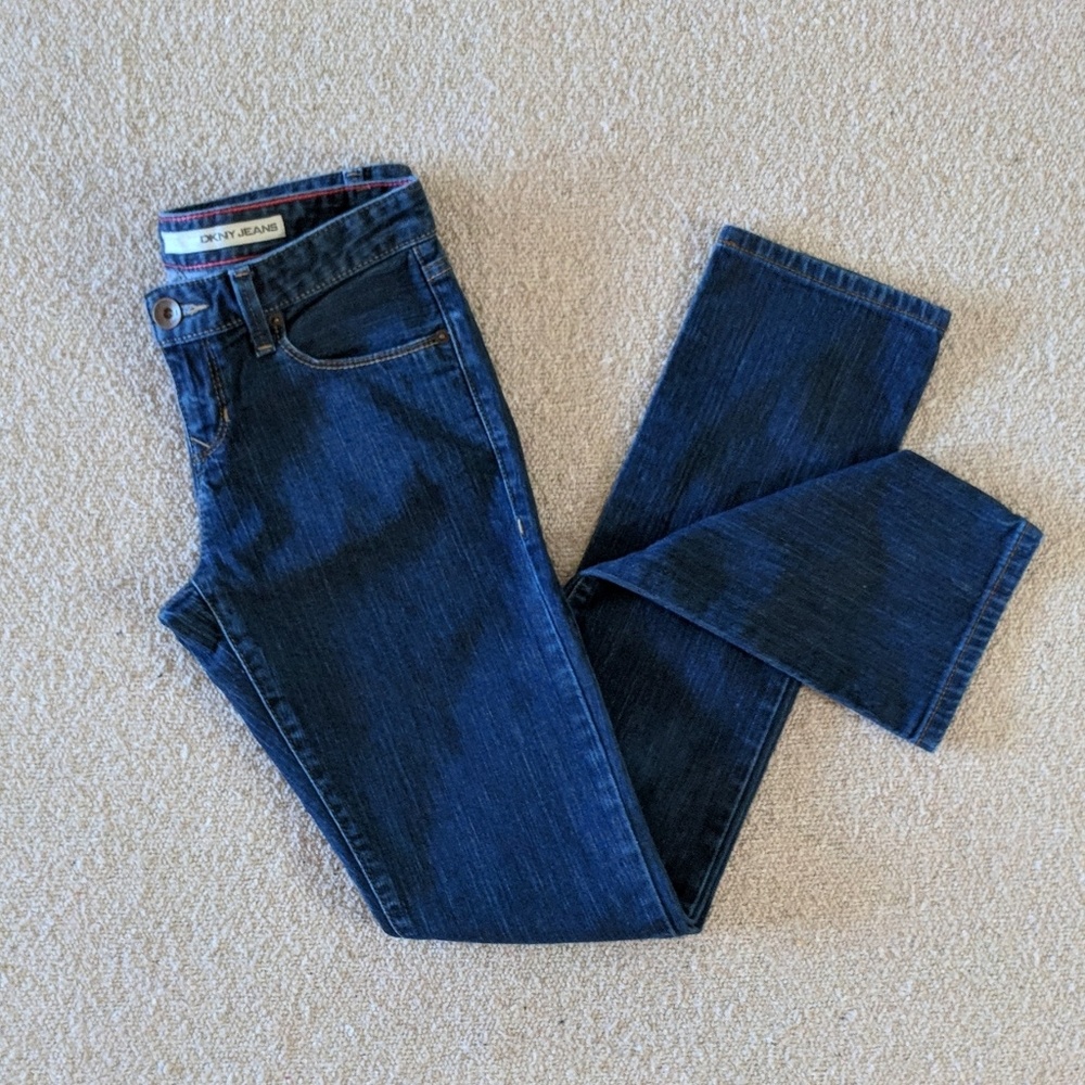 DKNY Straight Leg Jeans, Size - 27W/33L